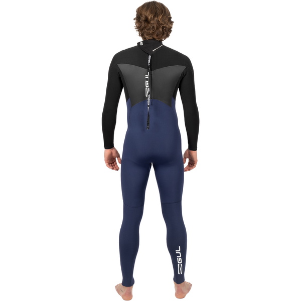 2026 Gul Mens Response 3/2mm GBS Back Zip Wetsuit RE1231-C1 - Navy / Black